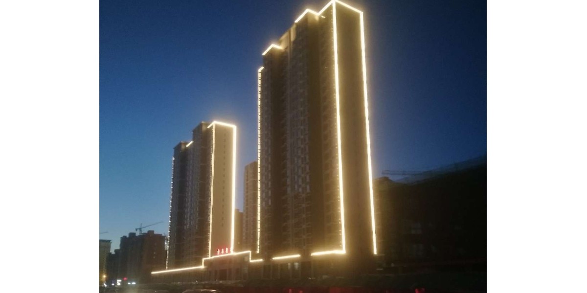 唐山景泰地產(chǎn)景泰翰林F區(qū)樓宇照明亮化工程