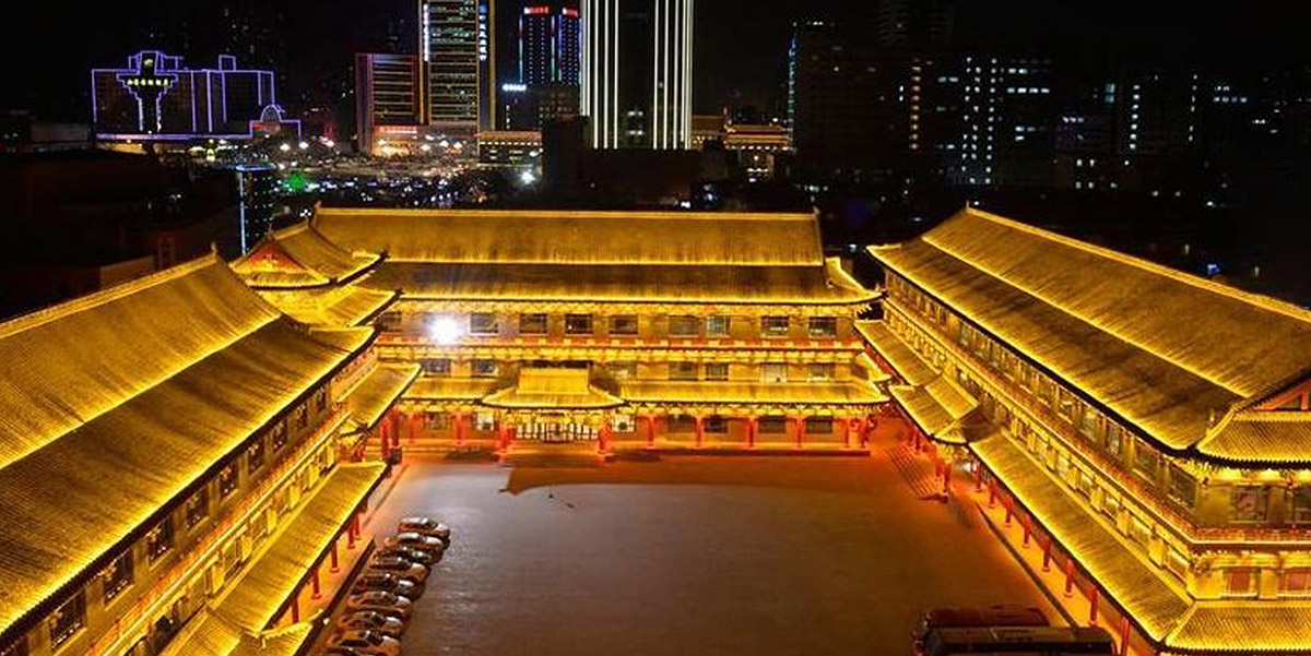 亮麗龍的山西飯店亮化工程項(xiàng)目