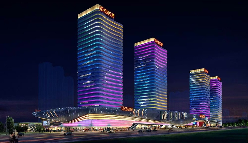 萬達廣場樓體亮化工程