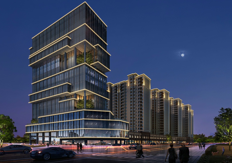 城市地標樓體亮化