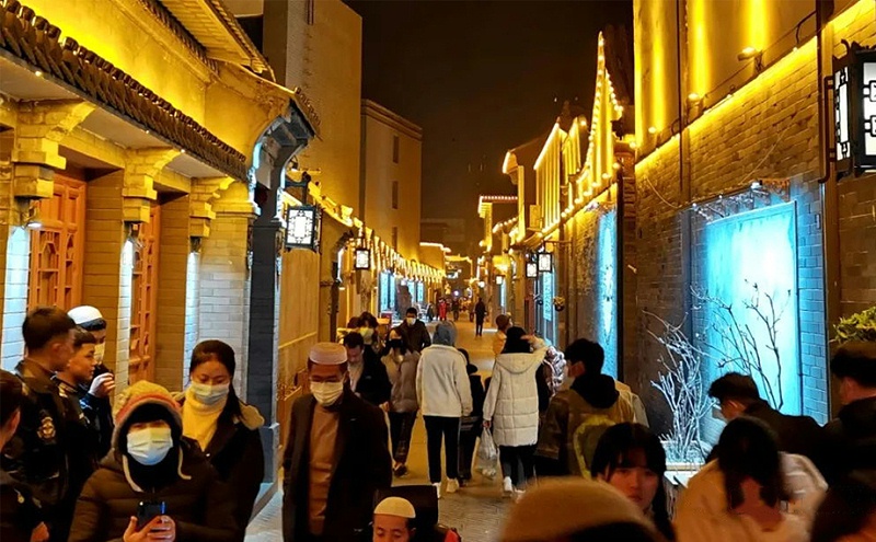 八坊十三巷夜景亮化 八坊十三巷夜景亮化