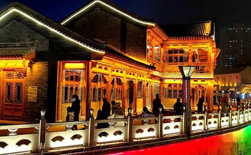 臨夏八坊十三巷景區亮化 臨夏八坊十三巷景區亮化