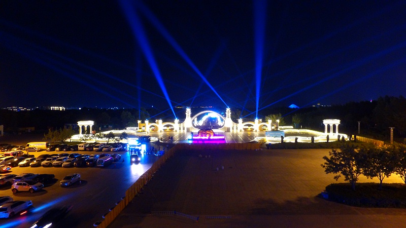 哈爾濱太陽島太陽廣場亮化工程