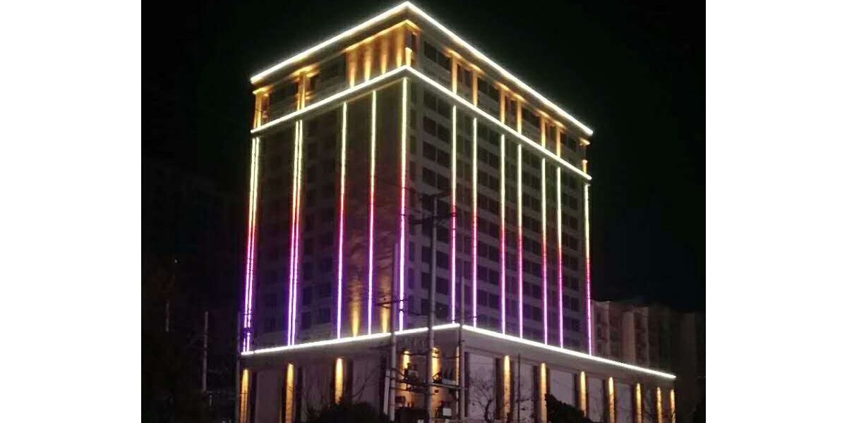 河北唐山唐海御鼎小區外墻亮化照明工程