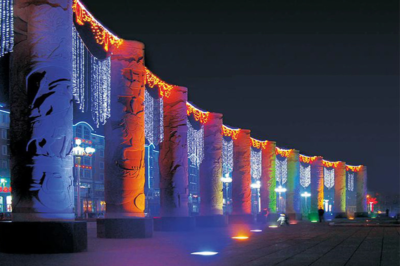 廣場(chǎng)夜景亮化